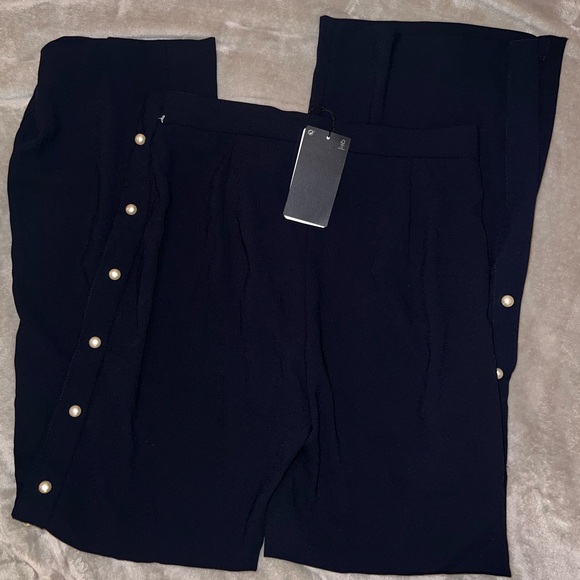 NWT Navy Zara Pants - Picture 2 of 6